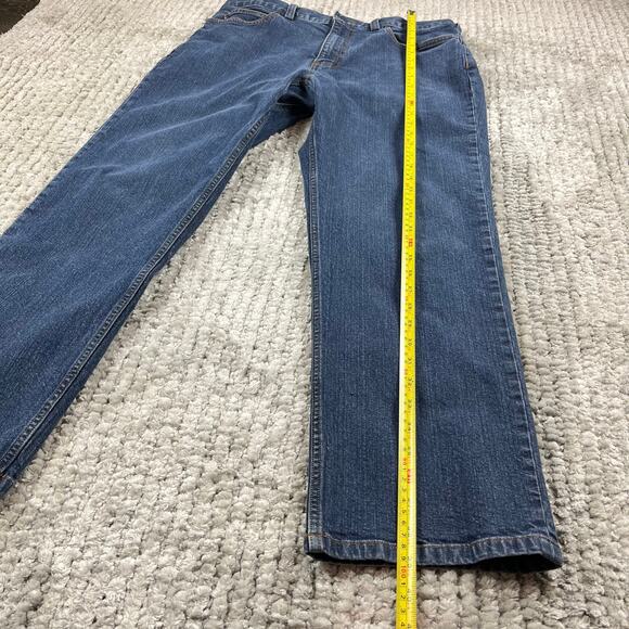 Duluth Flex Weekender Relaxed Fit Jeans Men's 36x30 Medium Wash Workwear - Picture 4 of 13